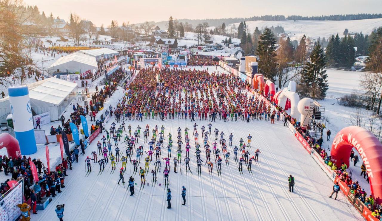 Penzion Koucký Bedřichov Esterno foto